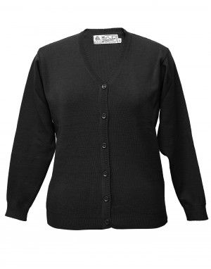 Women pure wool sweater plain heavy black